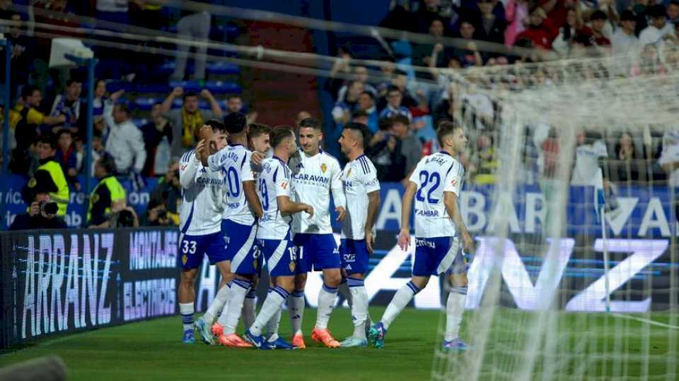 El 2-1 del Zaragoza en el Zaragoza 2 – 1 Levante UD de la jornada 6 de LaLiga Hypermotion