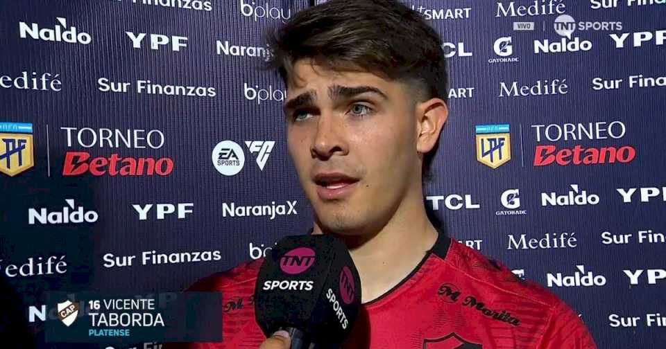 El juvenil surgido en Boca, Vicente Taborda, dolido con Diego Martínez: «No estaba en los planes del técnico»