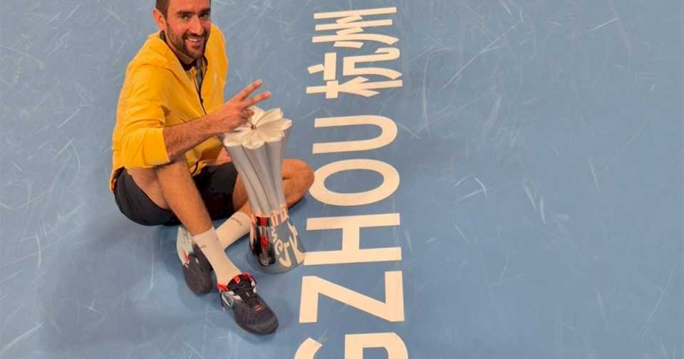 Marin Cilic logró el título en China y dejó sin récord a un argentino al convertirse en el campeón con menor ranking de la historia