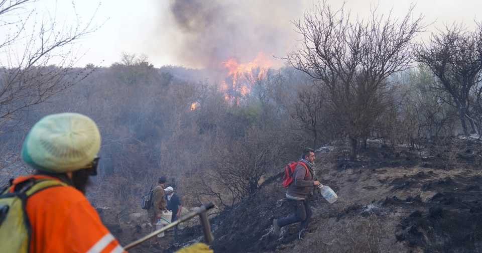 Incendios en Córdoba: le piden más recursos a Daniel Scioli y penas más duras a los responsables