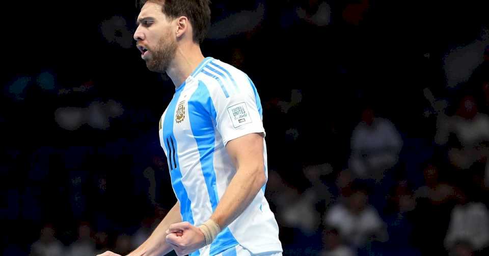 Mundial de futsal Uzbekistán 2024: Argentina le ganó a Croacia con la fuerza de sus pivots y clasificó a cuartos de final