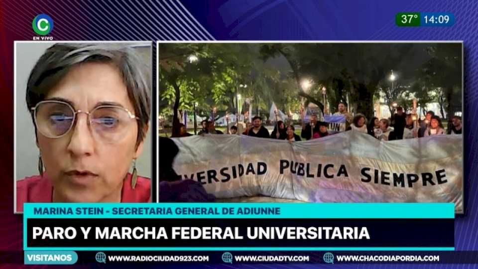 ADIUNNE: “Esta marcha es en repudio al veto ya anunciado por el Presidente y para pedirle a los diputados que lo rechacen”