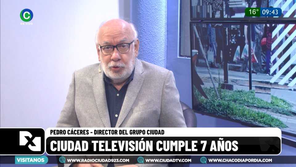 7 años de CIUDAD TELEVISIÓN: “El 90% de nuestra información es de la provincia del Chaco”