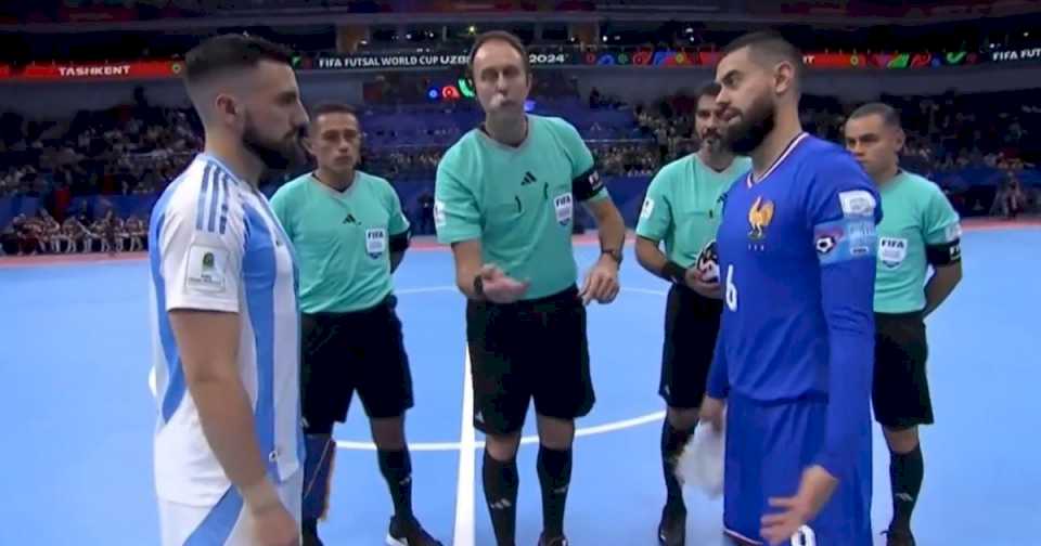 «Les vamos a ganar igual»: el tenso cruce en el sorteo entre los capitanes de Argentina y Francia, en el Mundial de futsal de Uzbekistán 2024