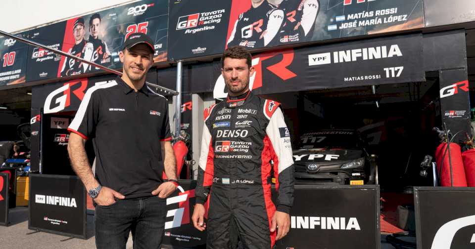 Matías Rossi y Pechito López palpitan los 200 Kilómetros de Buenos Aires de TC2000 y saben que son candidatos: «Entre los dos no sé cuántos campeonatos tenemos»