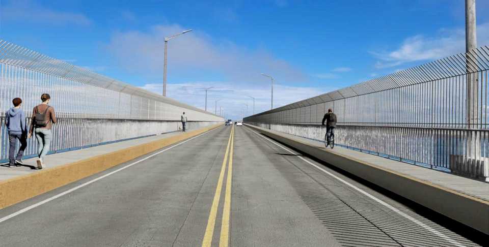 Comienza la obra de readecuación del puente Mosconi