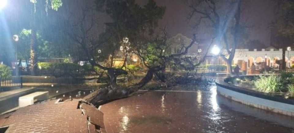 LLUVIAS. HASTA EL MOMENTO CAYERON 110 MILÍMETROS EN LA CAPITAL