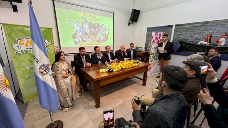 En fotos: así fue la presentación de la Fiesta Provincial de la Miel de Saladas