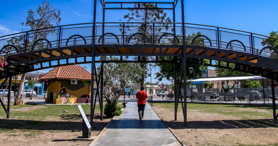 En 12 fotos, mirá cómo quedó la plaza de Villa Krause tras la renovación