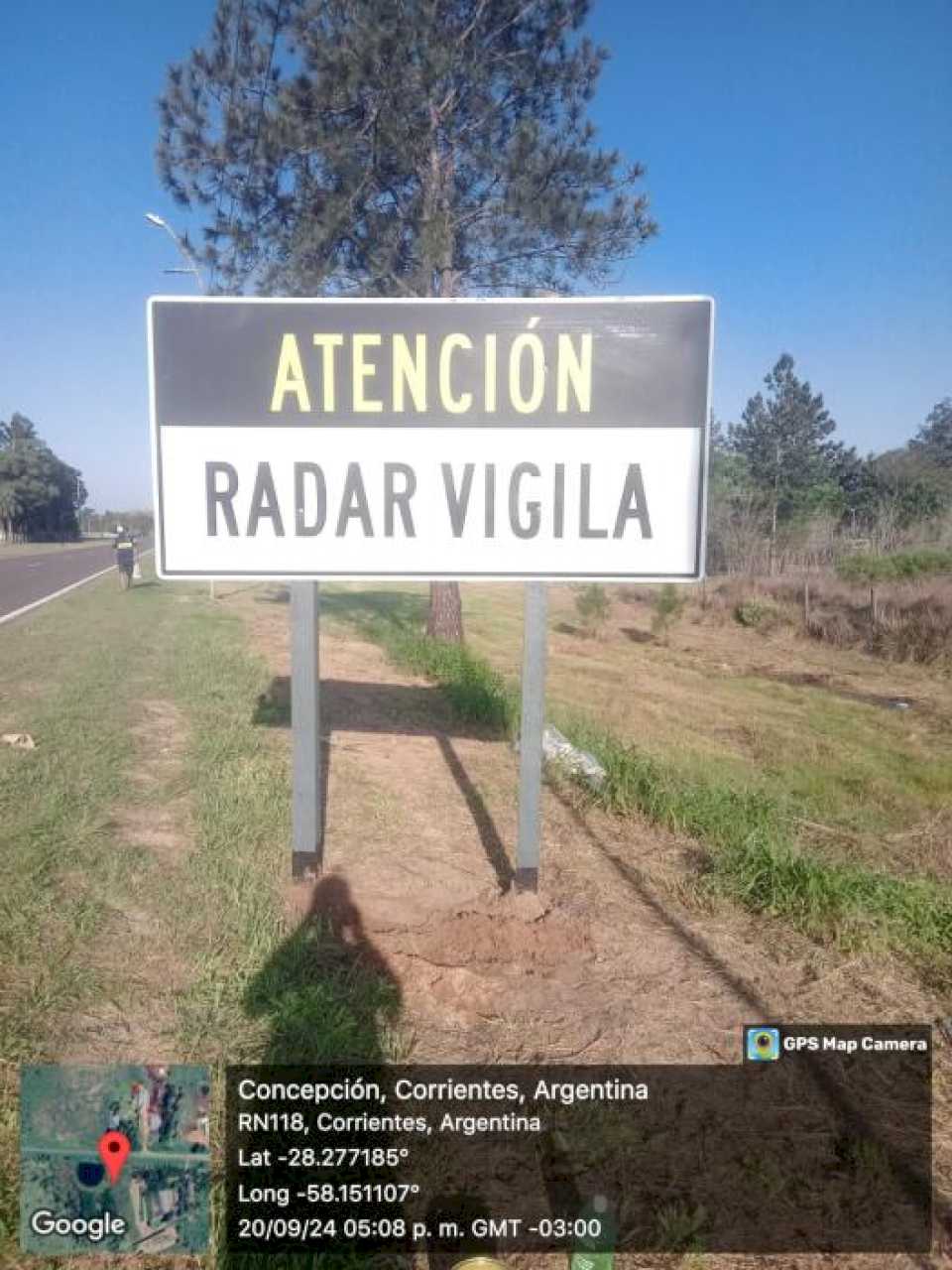 Habilitaron sistema de fotomultas en la Ruta Nacional 118