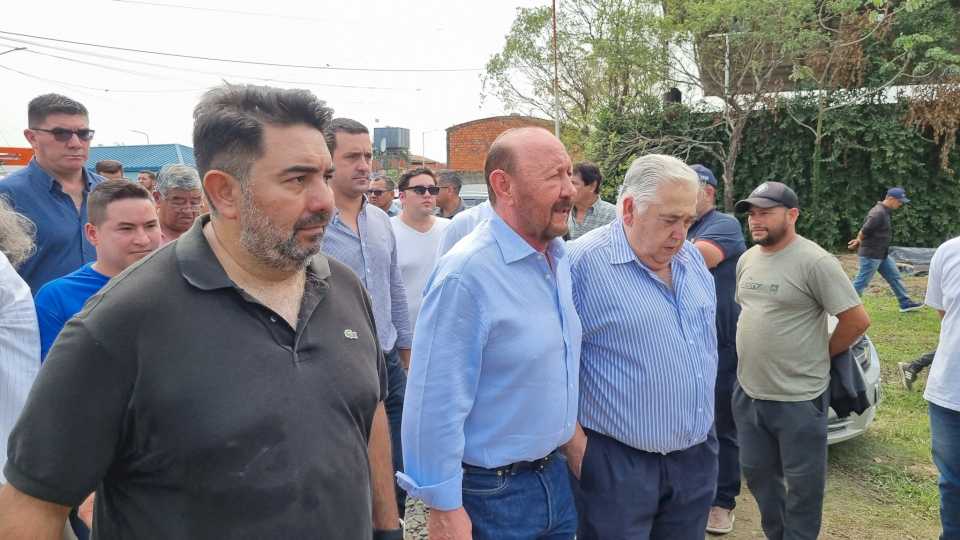 El gobernador Insfrán acompañó la despedida a Manuel Celauro en Clorinda