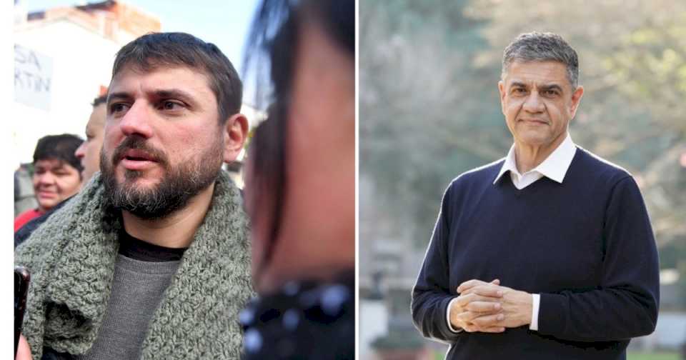 Juan Grabois fue a denunciar coimas en una comisaría y Jorge Macri lo cruzó: «No necesitamos otro de tus shows»