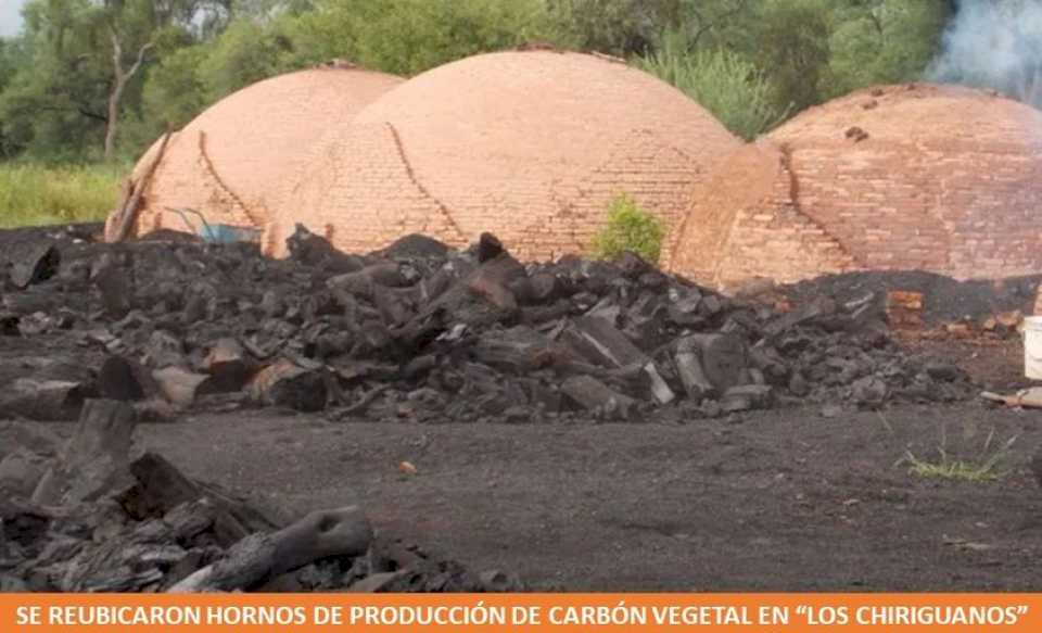 Lograron reubicar hornos de producción de carbón vegetal en Los Chiriguanos