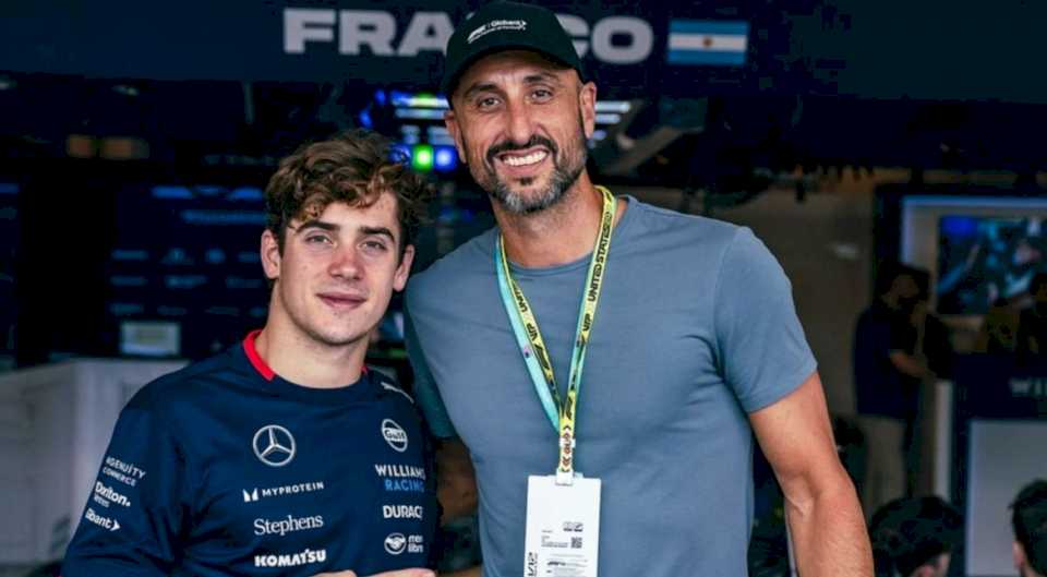 formula-1:-colapinto-tuvo-el-respaldo-de-dos-idolos-argentinos-en-austin