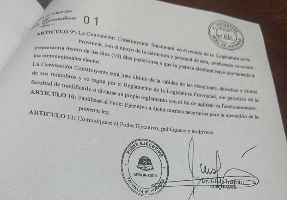 Diputados tratará reforma de la Constitución provincial, habrá  otro llamado a elecciones