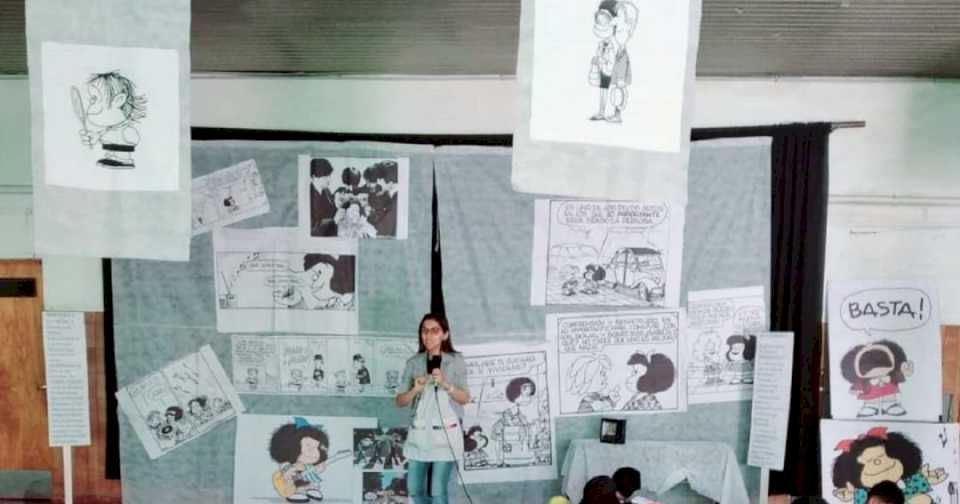 «Mafalda en mi escuela»: el proyecto de Olivia, una docente de Neuquén que enseña desde la pasión