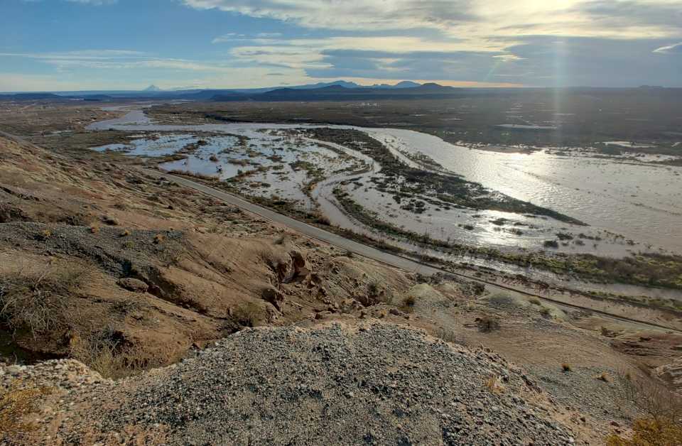 Por la fusión de la nieve y las lluvias, sube el caudal del Colorado: en un día crece 124 m3/s