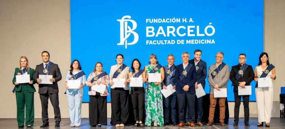 BARCELÓ CELEBRÓ LA COLACIÓN 2024: HAY NUEVOS PROFESIONALES DE GRADO Y PREGRADO