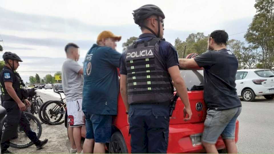 Detuvieron a tres "rompevidrios" que operaban en Canal V y cerca del Espacio Duam