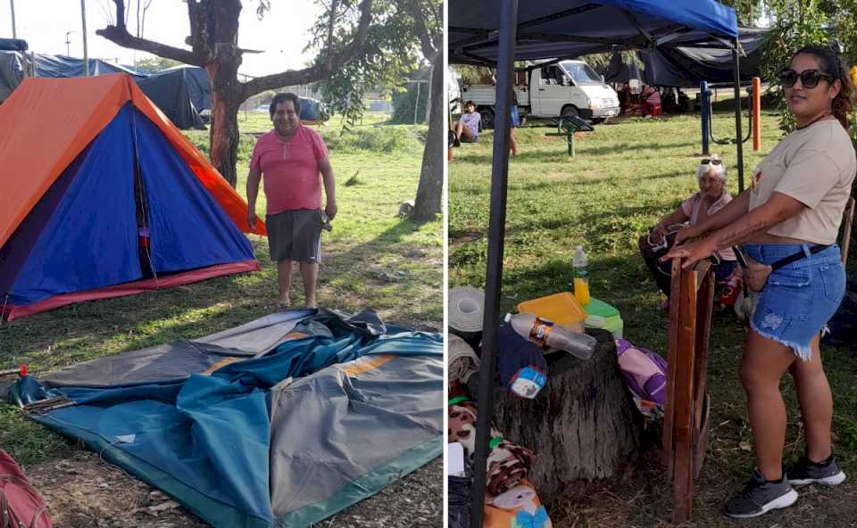 Comenzaron a llegar a Río Blanco los primeros peregrinos del interior