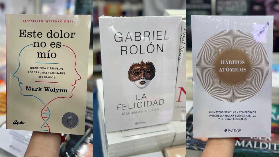 Este dolor no es mío, La felicidad y Hábitos atómicos, los libros más buscados en Cúspide