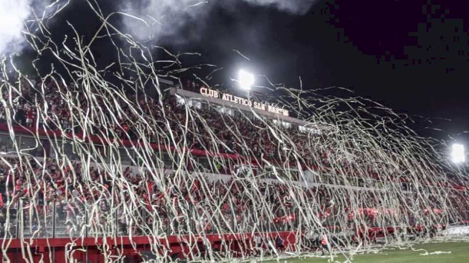 San Martín y su última fiesta en la Ciudadela antes de la gran final por el ascenso