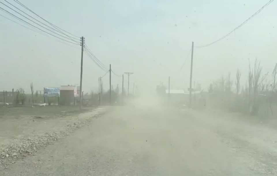 Emitieron una alerta amarilla por viento muy intenso en casi todo Santa Cruz