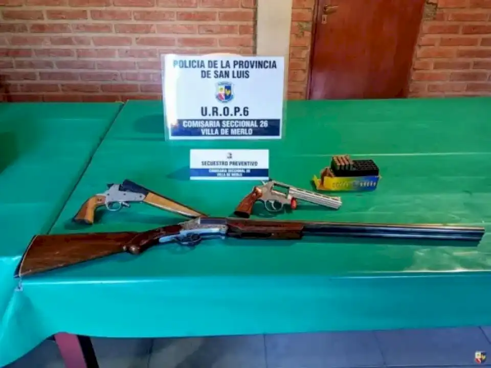 Secuestran armas de fuego y municiones tras distintos allanamientos