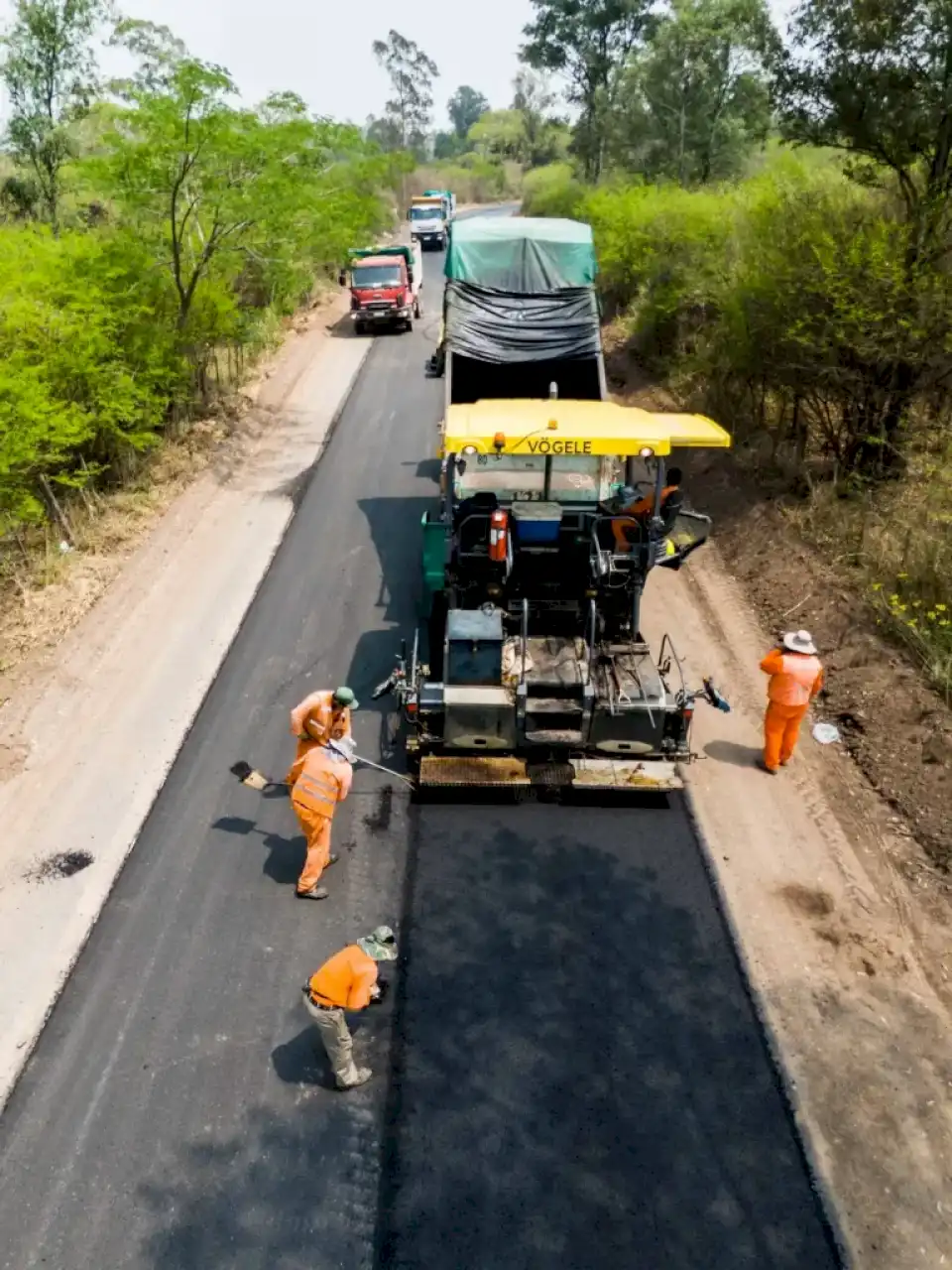 Obras públicas: a buen ritmo avanza el Plan Provincial de Repavimentación