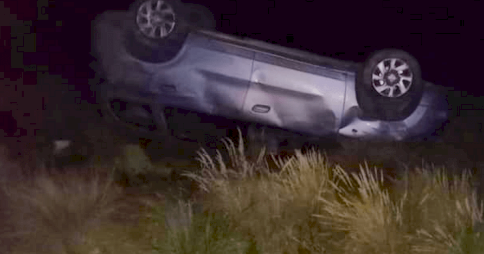 Impactante vuelto sobre la Ruta 22, cerca de Río Colorado: los ocupantes viajaban hacia Bahía Blanca