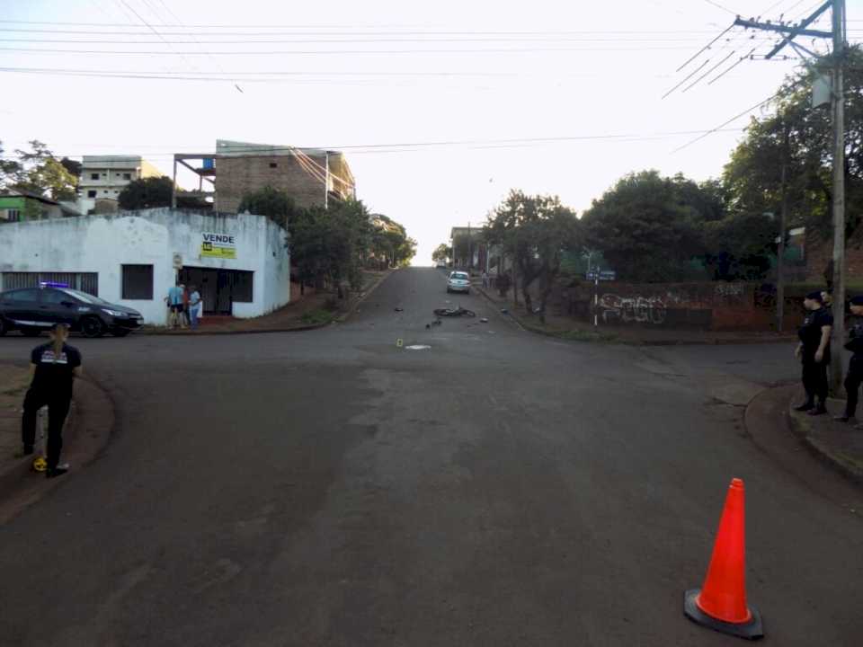 accidente-de-transito-en-obera-dejo-a-motociclista-en-terapia-intensiva