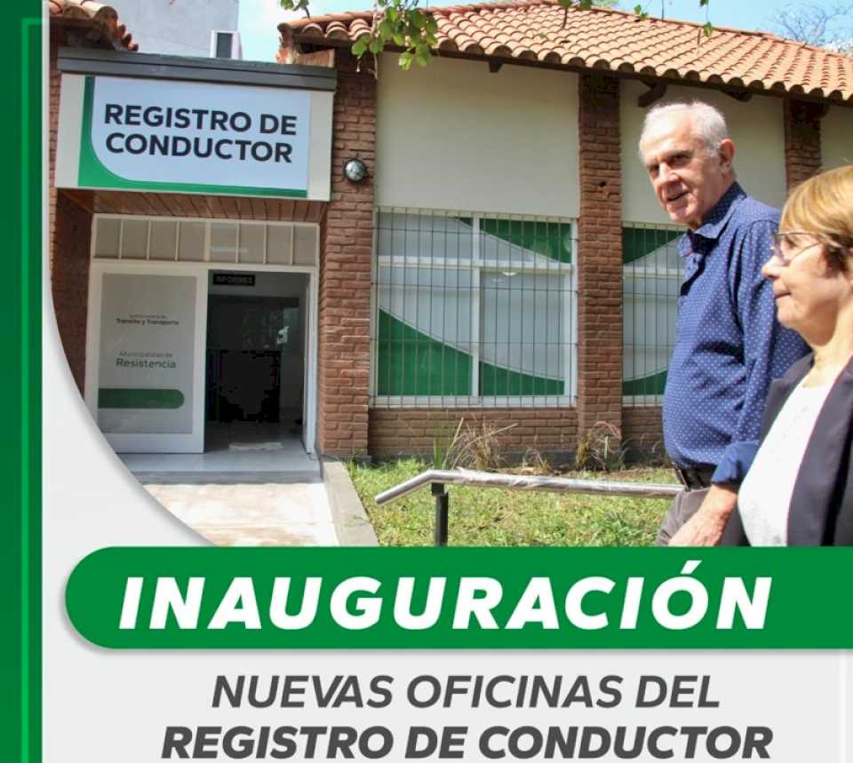 El Municipio invita a la inauguración de las modernas oficinas de Registro de Conductor