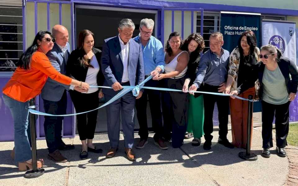 Inauguraron la Oficina de Empleo de Plaza Huincul