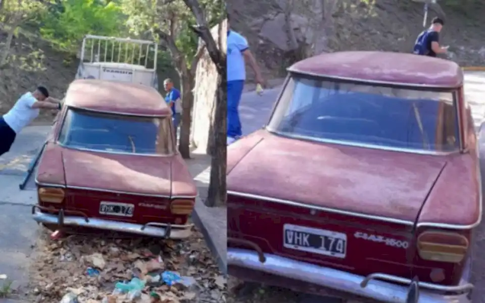 Levantamiento de vehículos: retiraron un auto abandonado en calle Recio