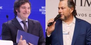 foro-de-davos:-el-ceo-de-salesforce-le-anuncio-a-javier-milei-una-inversion-en-argentina-de-usd-500-millones