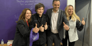 no-se-dejen-psicopatear-con-ficha-limpia,-dijo-javier-milei-de-campana-con-manuel-adorni