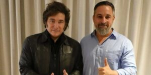 javier-milei-en-espana:-encuentro-con-santiago-abascal-del-vox-y-disertacion-en-un-foro-economico